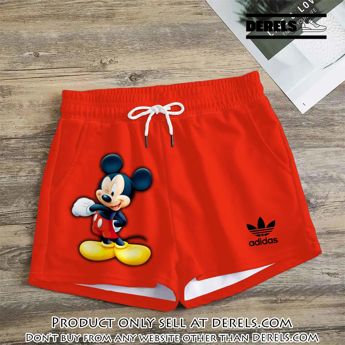 Premium mickey mouse in adidas women shorts lady beach shorts wms1082 dr3458875